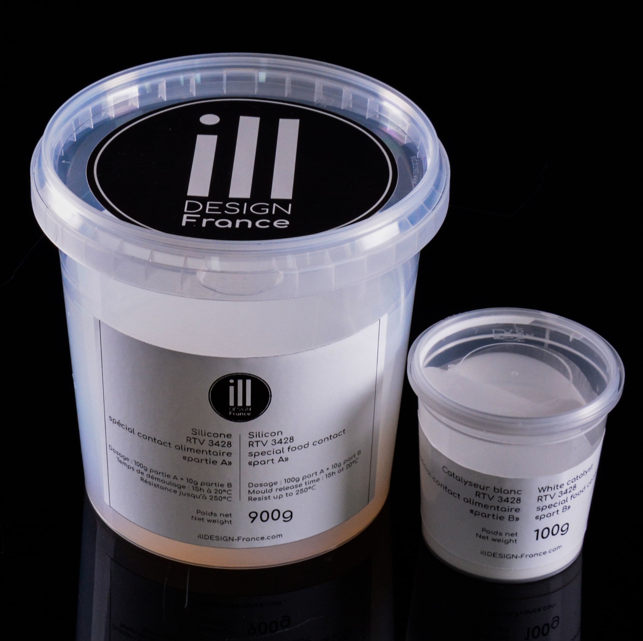 Silicone RTV 3428 spécial contact alimentaire (1KG) - illDESIGN-France