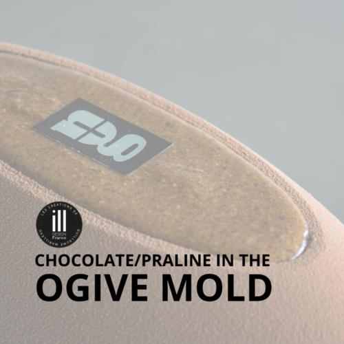 Chocolate/praline in the ogive mold by illDESIGN France