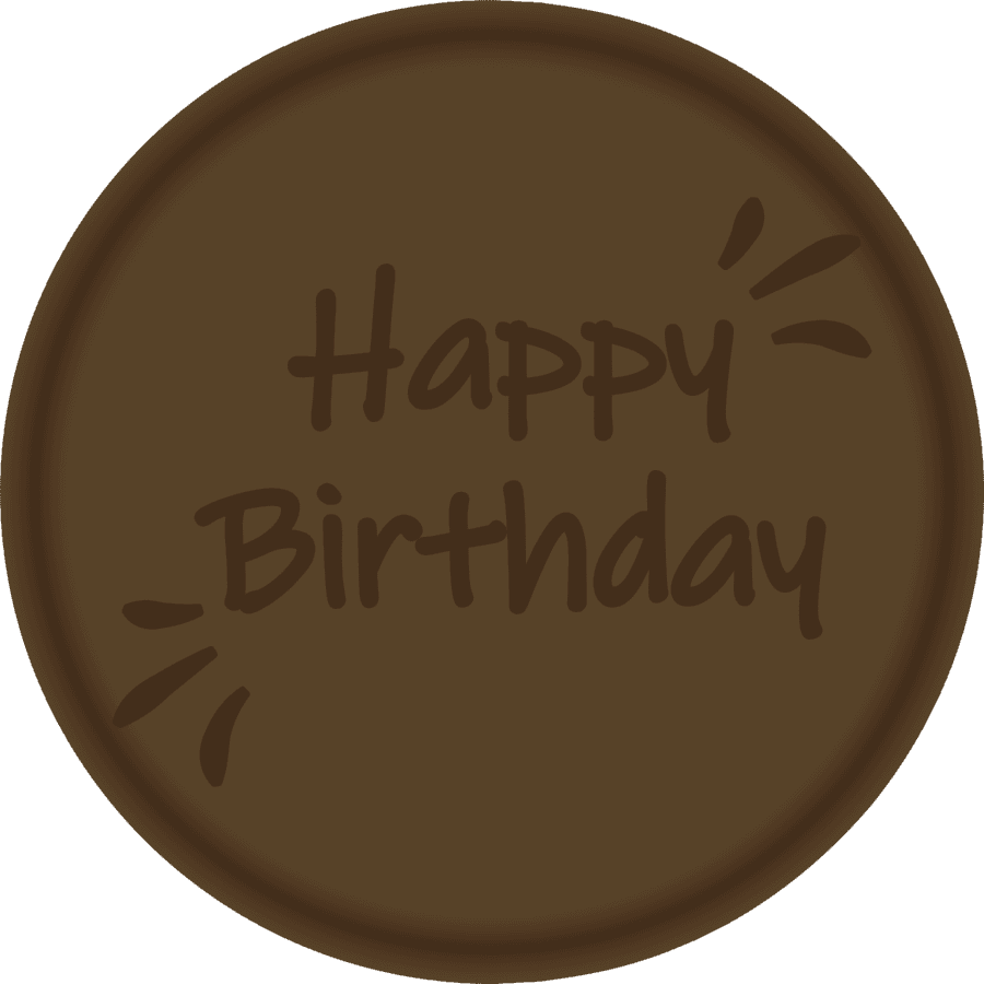 Tampon en métal Happy birthday illDESIGN France