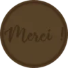 Tampon en métal Merci illDESIGN France