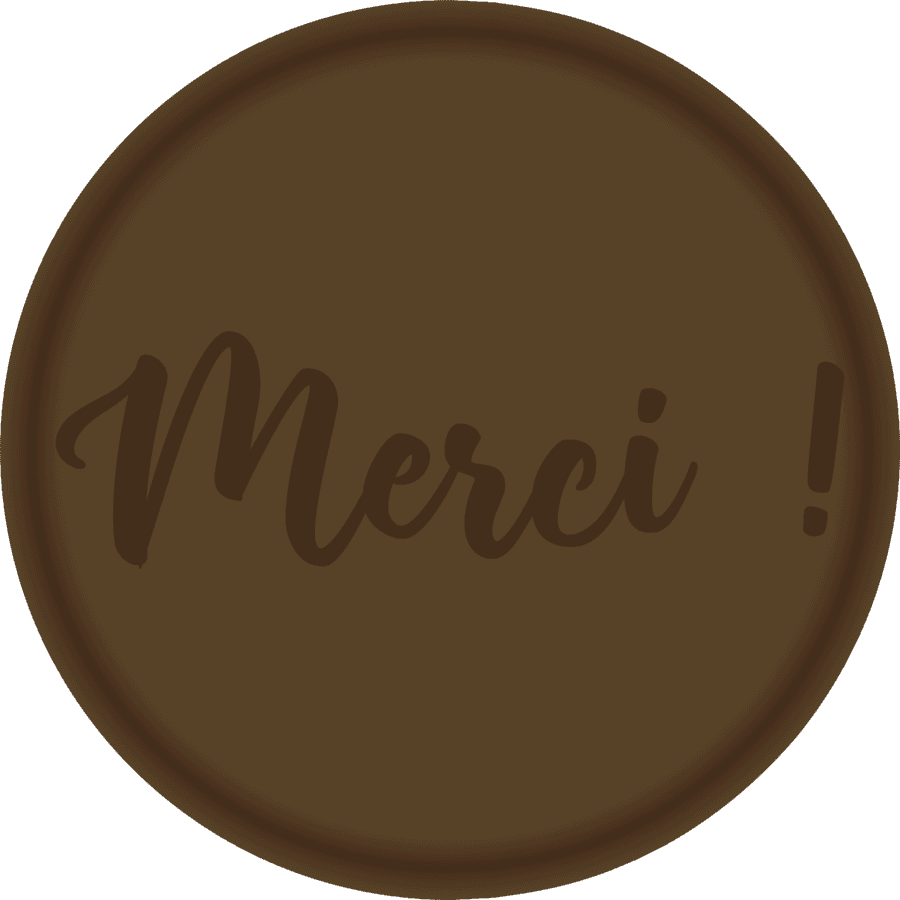 Tampon en métal Merci illDESIGN France