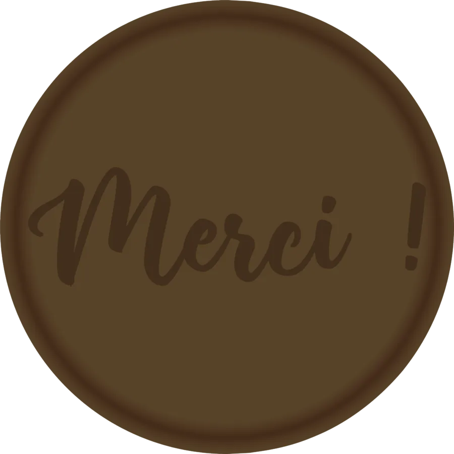 Tampon en métal Merci illDESIGN France