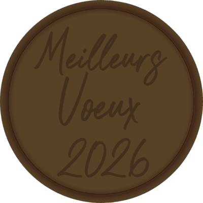 Tampon en métal Meilleurs voeux 2026 illDESIGN France