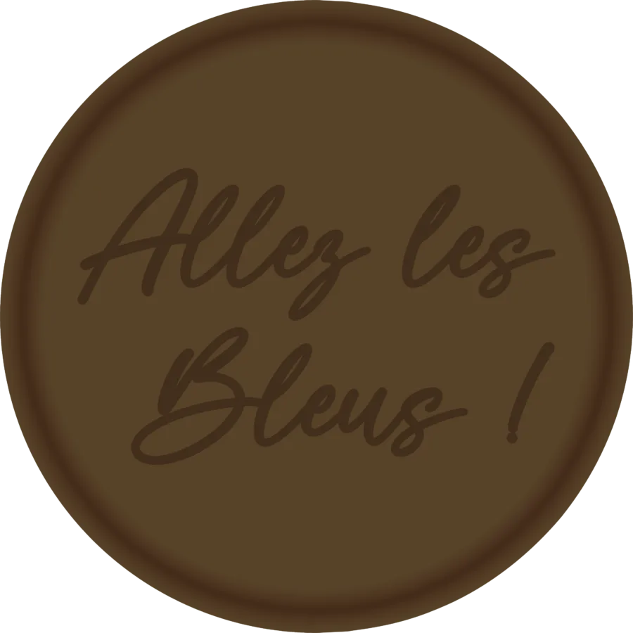 Tampon en métal Allez les bleus ! illDESIGN France