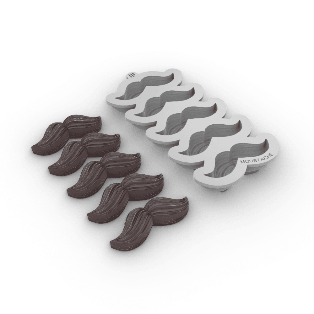 Moule moustache mignardises illDESIGN France