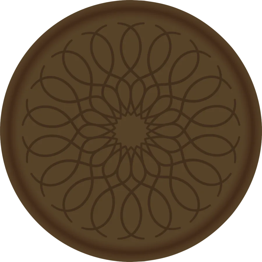 Tampon en métal Mandala illDESIGN France