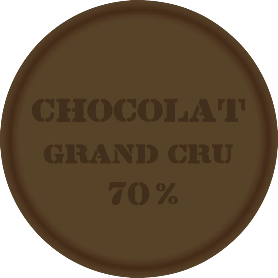 Tampon en métal Chocolat Grand cru illDESIGN France