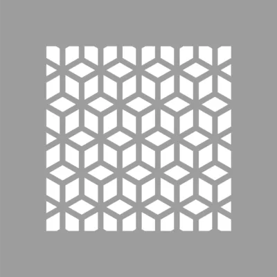 POCHOIR CUBE GRILLE illDESIGN France