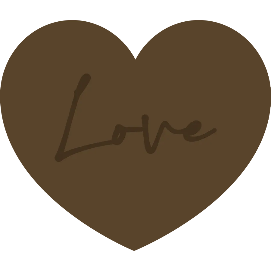 Tampon en métal Love cœur illDESIGN France
