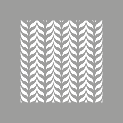 POCHOIR MILLE FEUILLES CARRÉ illDESIGN France