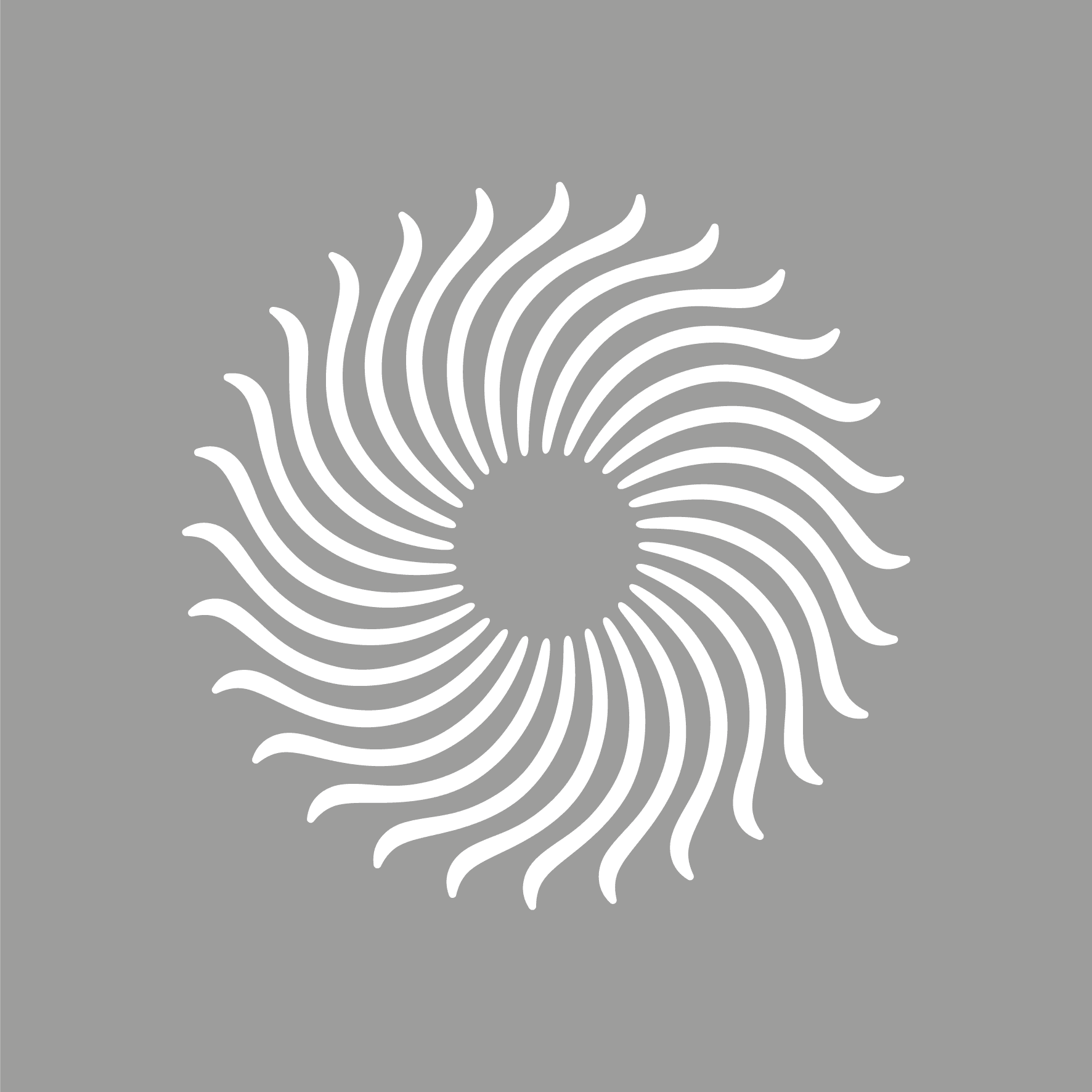 POCHOIR SPIRALE INVERSÉE ROND