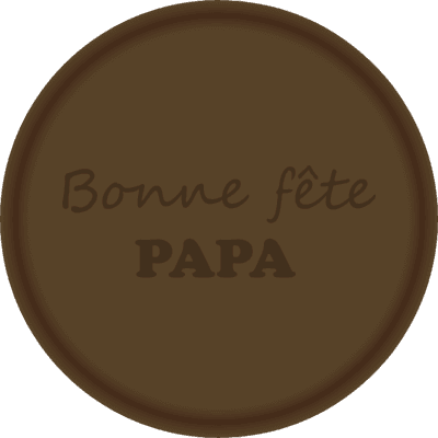 Tampon en métal Bonne fête papa illDESIGN France