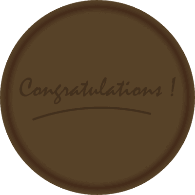 Tampon en métal Congratulations illDESIGN France